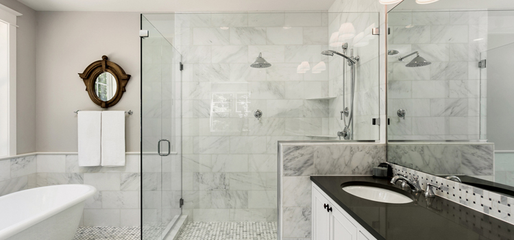 bathroom shower door installation in Castro Valley